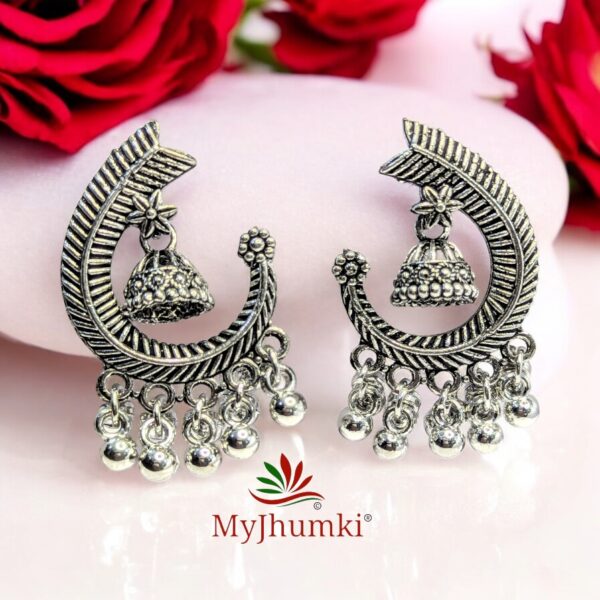 Oxidised Jhumka Earring For Women